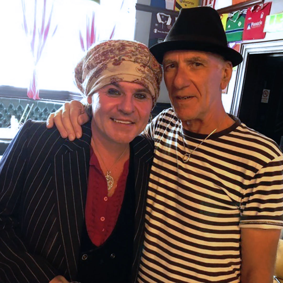 Spike Quireboys and Alan Clayton